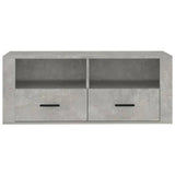 TV Cabinet Concrete Grey 100x35x40 cm Engineered Wood 816812