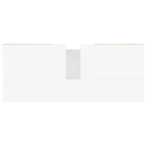 Bathroom Cabinet White 80x33x60 cm Engineered Wood 831636
