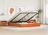 Ottoman Bed Frame Wax Brown 120 x 190 cm Solid Pine Wood 3418740