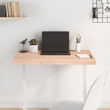 Table Top 80x60x cm Untreated Solid Wood Oak 3156298