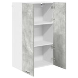 Hanging Cabinet Concrete Grey 60 x 31 x 100 cm Engineered Wood 884357