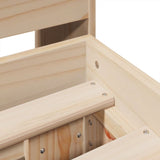 Bed Frame without Mattress 180x200 cm Super King Solid Wood Pine 3308834
