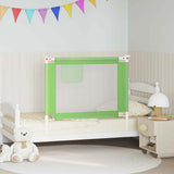 Toddler Safety Bed Rail Green 100x25 cm Fabric 10190