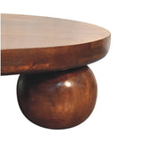 Chestnut Central Ball Table IN3573