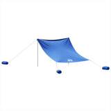 Beach Canopy with Sand Anchors Blue 304x300 cm 4008644