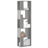 Bookcase 5-Tier Grey Sonoma 45x23.5x162.5 cm Engineered Wood 852785