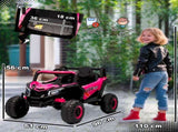12V Kids Ride On Car with Remote Control, Kids Electric Car with Suspension System, Music, for Kids T3398P422434