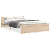 Bed Frame without Mattress Solid Wood 120x200 cm 815039