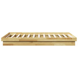 Bed Frame without Mattress 120x190 cm Small Double Solid Wood Oak 3315737