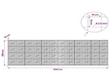 Gabion with 3.5 mm Wire and 10x10 cm Mesh 600x10x200 cm 3463062