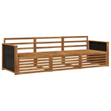 Outdoor Sofa Set 3 pcs Natural Solid Acacia Wood 3382952