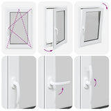 Basement Window "RISOR" 60x100 cm Tilt&Turn DIN Right White 4108349