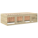 Daybed Sonoma oak Engineered wood Small Single Daybed 3280260