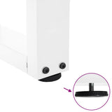 Coffee Table Legs V-Shape 2 pcs White 28x cm Steel 4012621