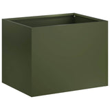 Garden Planter 2 pcs Olive Green 40 x 30 x 30 cm 8005197