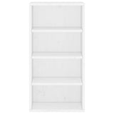 Side Cabinet "ODDA" White 40x24x79 cm Solid Wood Pine 4103602