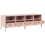 TV Cabinet Pink 135x39x43.5 cm Cold-rolled Steel 851329