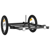 Bike Trailer Black 126x63x34 cm Iron 94205