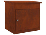 Parcel Drop Box Rusty 47.5 x 38 x 59 cm Weathering Steel 874946