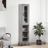 Highboard Grey Sonoma 34.5x34x180 cm Engineered Wood 3199375