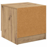Bed Cabinet 2 pcs Artisan Oak 40 x 39 x 40cm Engineered Wood 880499