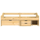 Day Bed with 3 Drawers without Mattress "IRUN" 90x200 cm 3185213
