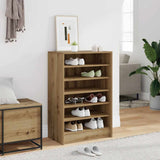 Shoe Cabinet Artisan Oak 60x35x92 cm Engineered Wood 856703