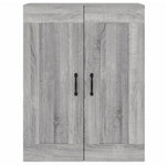 Wall Mounted Cabinets 2 pcs Grey Sonoma Engineered Wood 3197991