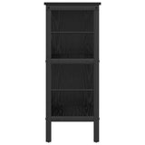 Bookshelf Black Oak 82 x 32 x 79 cm Engineered Wood 883994