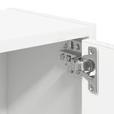 Bookcase White 40x24x52 cm Engineered Wood 860355