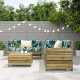5 Piece Garden Sofa Set Impregnated Wood Pine 3250815