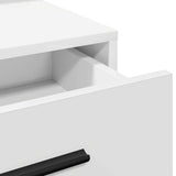Dressing Table White 79 x 41 x 135 cm Engineered Wood 865082