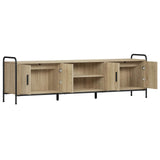 TV Cabinet 167.5 x 33 x 50 cm Sonoma Oak Engineered Wood 8013723