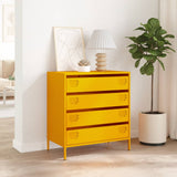 Sideboard Mustard Yellow 68x39x73.5 cm Cold-rolled Steel 851289