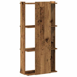 Bookcase 3-Tier Old Wood 60x30x120 cm Engineered Wood 860272