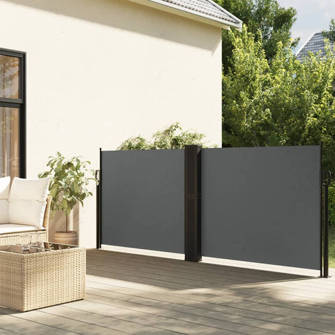 ZNTS Retractable Side Awning Anthracite 100x600 cm 4004583