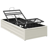Electric Adjustable Bed Frame White 190 x 100 x 33.5 cm Steel 42037347