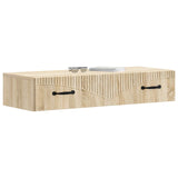 Wall-Mounted Side Table Sonoma Oak 87.5 x 34.5 x 17 cm 899007
