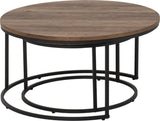 ZNTS Quebec Round Coffee Table Set 300-301-048