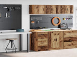 Garage Cabinets 2 pcs Old Wood Engineered Wood 3328330