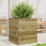 ZNTS Garden Planter 60x60x68.5 cm Impregnated Wood Pine 3282473