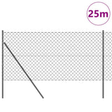Ground Fix Welded Wire Fence 25 x 1.4 m 3351119