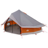 Tipi Tent with Roof Grey and Orange 700 x 700 x 395 cm 42028713