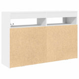 Sideboard White 116 x 30 x 75 cm Engineered Wood 3333876