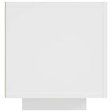 TV Cabinet with LED Lights White 160x35x40 cm 804427