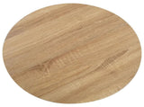 Bistro Table Light Brown 80 cm MDF 286424