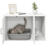 Cat House White 85 x 55 x 50 cm Engineered Wood 8000734
