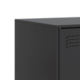 TV Cabinet Black 99x39x44 cm Steel 841643