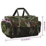 Fishing Bag Waterproof Green Camouflage Oxford Fabric 4009951