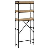 Washing Machine Shelf with Shelf Artisan Oak 67 x 25 x 163 cm 883551